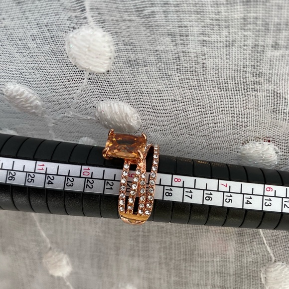 Size 6 Rose gold plated morganite ring - Picture 7 of 7